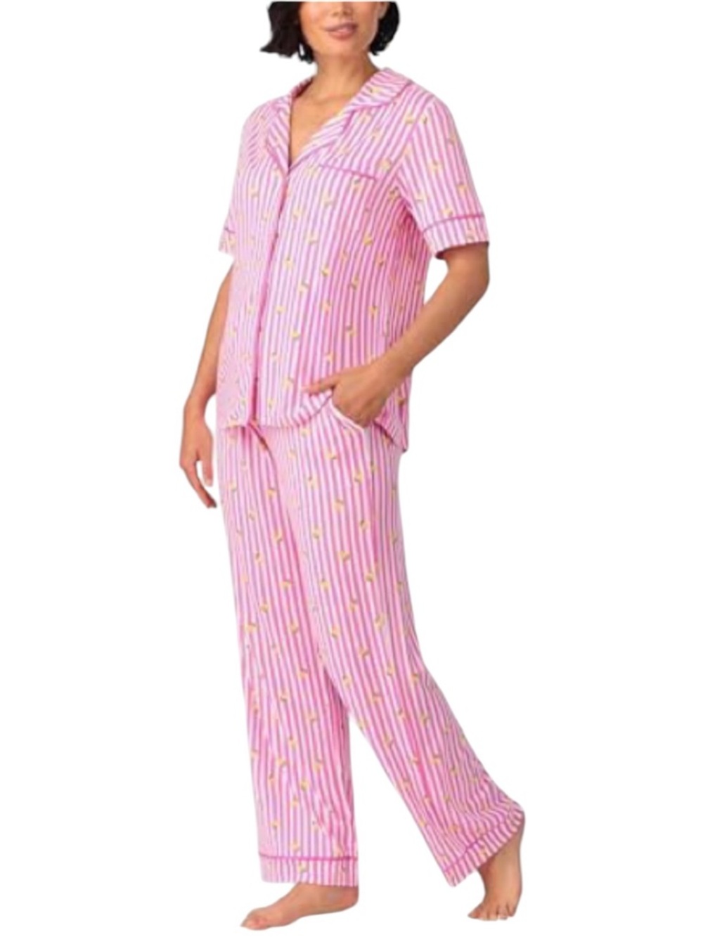 Room Service Women's Notch Collar Pajama Set